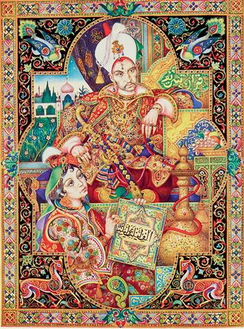 (ARABIAN NIGHTS / SZYK, ARTHUR.)  Burton, Richard, Sir; translator. The Arabian Nights Entertainments.